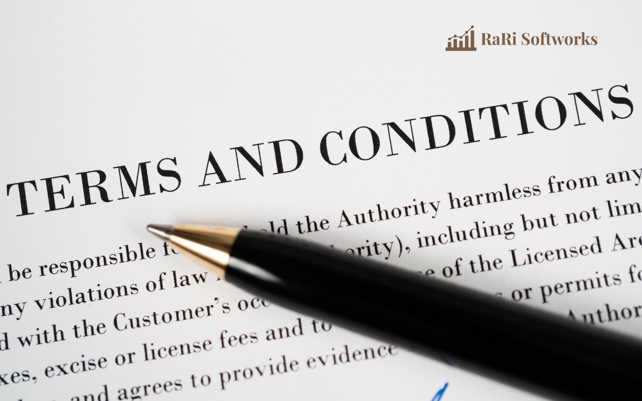 RaRi Softworks term of use