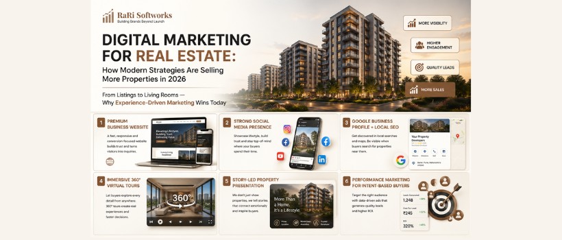 Digital Marketing for Real Estate blog by RaRi Softworks LLP