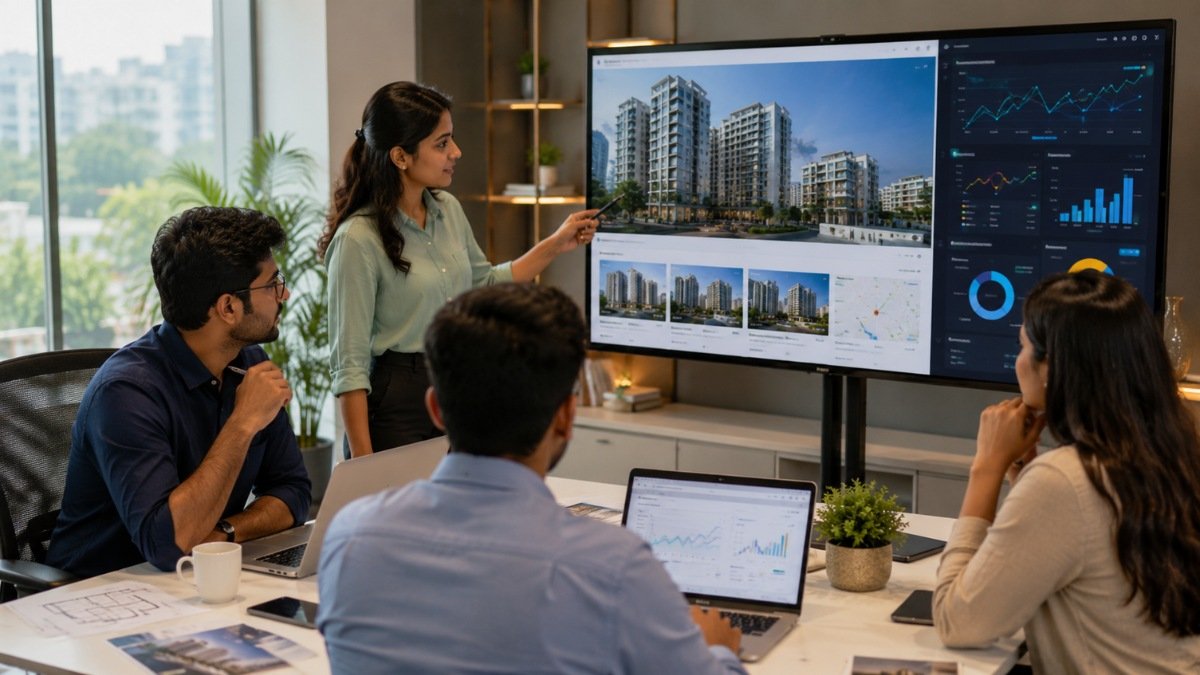 Real estate digital marketing team helping Pune developers generate qualified leads